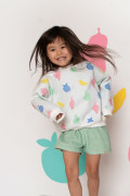 Sweat enfant coloré et tout doux. Motif graphique et coloré