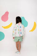Sweat fille oversize et crop. Motif fruit. Coloré et trop mignon.