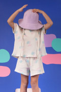 Ensemble d'été pour enfant motif Lagon | Ayuna, marque de vêtements et accessoires pour femmes et enfants.