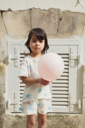 Ensemble enfant gaufré motif Lagon | Ayuna, marque de vêtements et accessoires pour femmes et enfants.