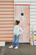 Sweat enfant Paysage oversize coton molletonné