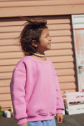 Sweat rose pour enfant. Tout doux