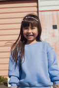 Sweat oversize et uni pour garçon