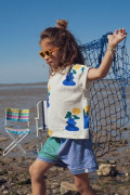 T-shirt d'été pour enfant fille ou garçon.