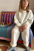 Ensemble mixte pour enfant. Couleur blanc.