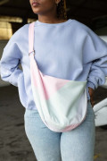 Big banane Polly coton pastel format oversize