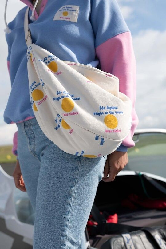Sac Big Banane MoonCloud 100% Coton | Ayuna