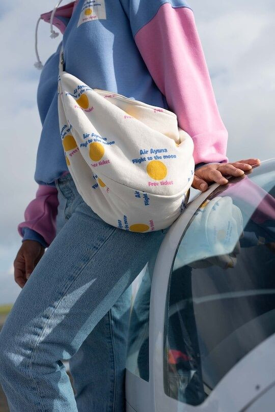 Sac Big Banane MoonCloud 100% Coton | Ayuna