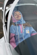 Cagoule Mooncloud molleton coton portée