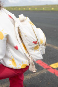Sac à dos Sunny Heart enfant porté dos vue profil