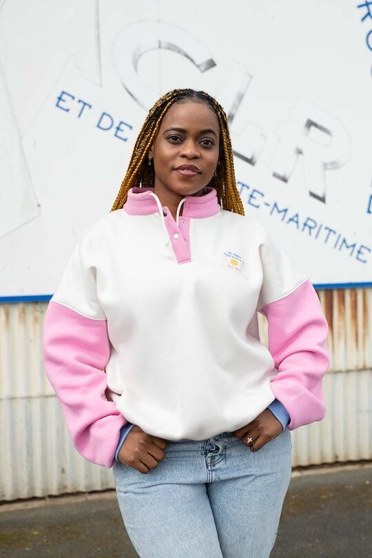 Sweat Retro 90s femme vue face coupe oversize