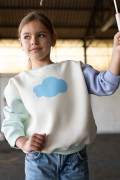 Sweat Cloudy enfant motif nuage vue face