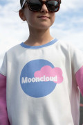 Sweat MoonCloud enfant logo devant