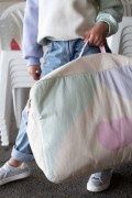 Valise Polly détail motif cœur
