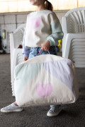 Valise Polly coton structuré avec poignée