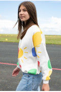 Sweat oversize crop