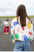 sweat molleton doux coloré