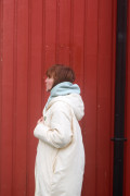 Cagoule Aqua molleton coton vue de profil
