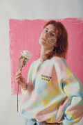 Sweat Rainbow femme porté avec manches 7/8