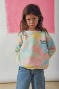 Sweat enfant Rainbow avec broderie Rainbow Please