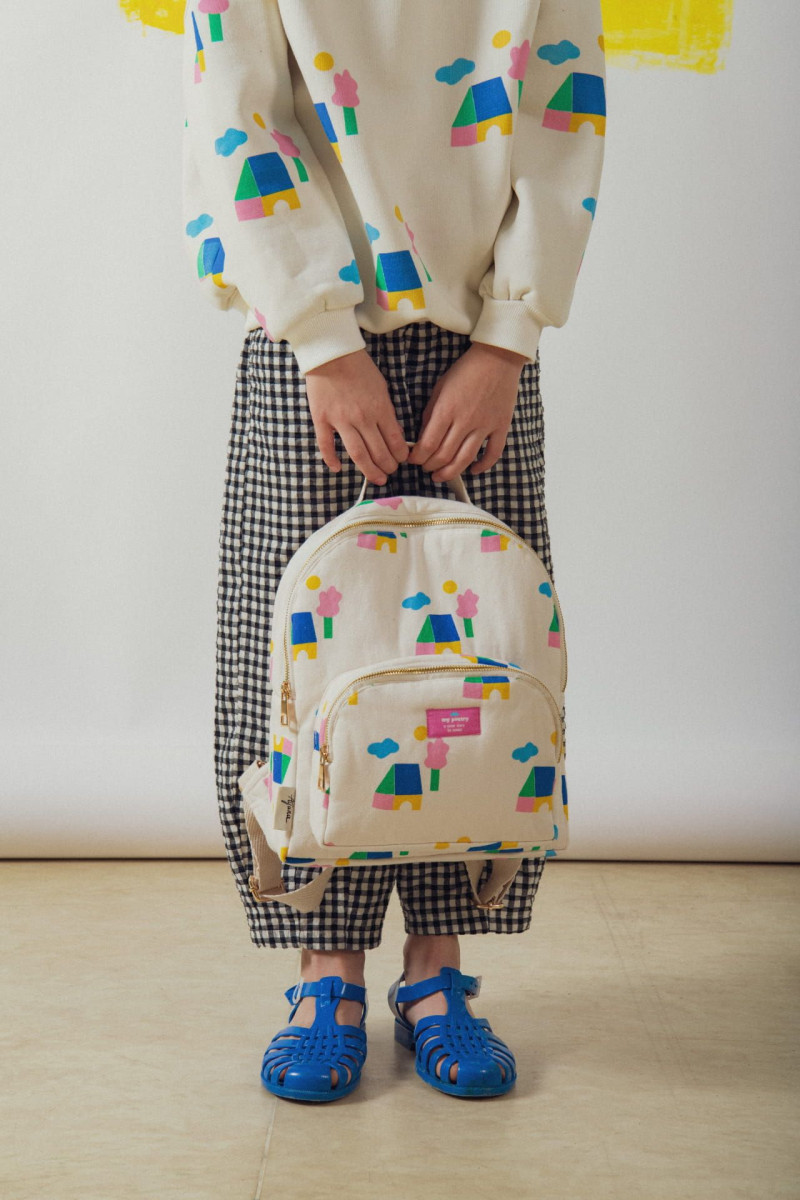 Sac à dos Casa en coton molletonné avec format compact