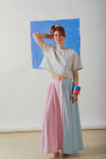 Jupe Pastel portée avec taille haute