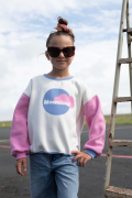 Sweat MoonCloud enfant manches 7/8 vue en pied