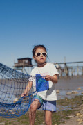 T-shirt Horizon enfant coupe ample motif graphique | Ayuna, marque de vêtements et accessoires pour femmes et enfants.