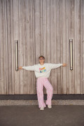Sweat Oversize Coton Femme  - Bonbon | Ayuna