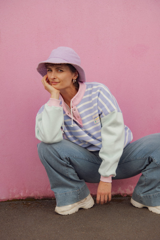 Sweat Oversize Coton Femme  - Mentalo 90's | Ayuna