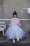 Sweat Oversize Coton Femme  - Sporty Tulipe | Ayuna