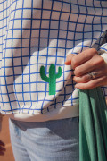 Sweat Oversize Coton Femme  - Cactus | Ayuna