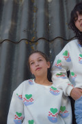Sweat Coton Enfant - Coeur de dame | Ayuna