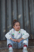 Sweat Coton Enfant - Coeur de dame | Ayuna