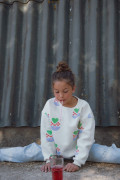 Sweat Coton Enfant - Coeur de dame | Ayuna