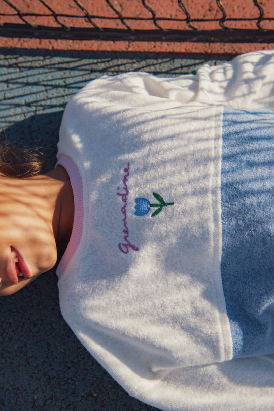 Sweat Coton Enfant - Coeur Grenadine | Ayuna