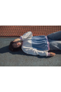 Sweat Oversize Coton Femme  - Coeur Grenadine | Ayuna