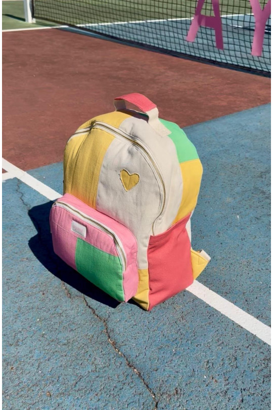 Sac à dos Coton - Multicoolor | Ayuna