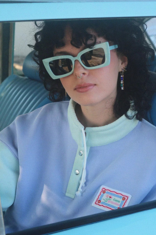 Sweat Oversize Coton Femme  - Coeur grandine 90's | Ayuna