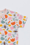 T-shirt pour kid, fleur graphique. | Ayuna, marque de vêtements et accessoires pour femmes et enfants.