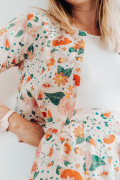 Boléro d'été pour femme. Motif floral