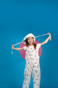 Combinaison confortable et stylé pour enfant. Motif année 80's. Coton bio