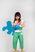 Blouse ou chemisette pour enfant. Coton biologique, confortable et légère